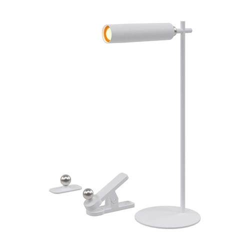 3W LED Bordlampe - 4000K, Hvid, Magnetisk, Hus