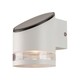 1W Solcell Væglampe - LED, 3000K, Hvid, Hus IP54