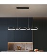 38W LED pendellampe, 100cm - Sort, 4560lm, 4000K, inkl. lyskilde