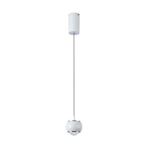 9W Hængende Lampe - LED, 10x10x100cm, 4000K, hvid, hus