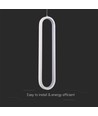 13W LED hængelampe - (40cm) 4000K hvid hus