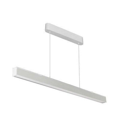 40W LED Lineær Hængende Suspensionslys - Samsung Chip, Op Ned System, 3i1, Hvid Hus