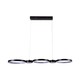 38W Hængelampe - LED, 95x100cm, 3000K, Ren Sort