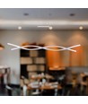 30W LED Hængelampe - 120x100cm, 3000K, Hvid hus
