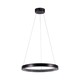 19W hængelampe - LED, 40cm, 3000K, krystal akryl, indvendig, sort, hus