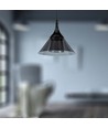 VT-810 LED Hængelampe 9W - 19.5x17.5x100cm, 4000K, sort