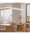 24W LED Hængelampe - 80x100cm, 4000K, hvid, HU