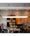 24W LED pendel / hængelampe - 80x104cm, 3000lm, hvid, 4000K, inkl. lyskilde