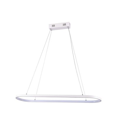 24W Hængelampe - LED, 80x20x100cm, 3000K, Hvid, Hus