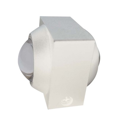 2W Væglampe - LED COB, Op og Ned, 3000K, Hvid Hus