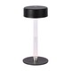 3W Bordlampe - D120x255, 3i1, Sort+Transparent Midterstøtte