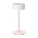 3W LED Bordlampe - D120x255, 3i1, Hvid+Gennemsigtig Midterstolpe
