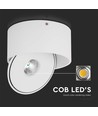 20W Overflade Downlight - LED, COB, 3in1, Hvid, Hus