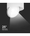 20W Overflade Downlight - LED, COB, 3in1, Hvid, Hus