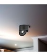 20W LED Overflade COB Downlight - Sort hus