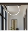 23W Strømskinnespot - Fleksibel Tube, 3000K, Sort Hus