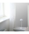 3W LED Bordlampe - Touch Dæmpbar, 3000K, hvid, Hus