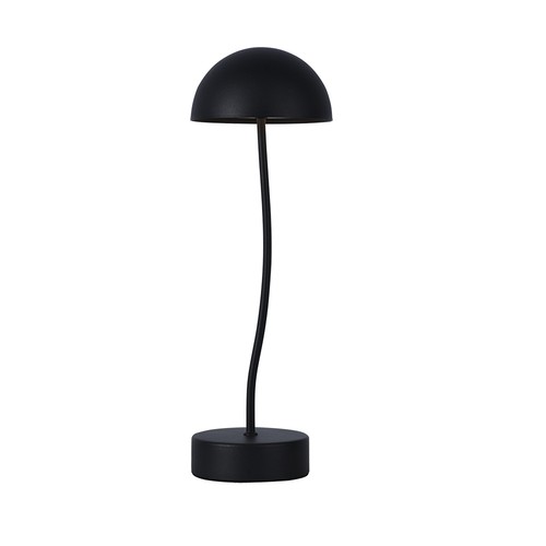 3W LED Bordlampe - Touch, Dæmpbar, 3000K, Sort