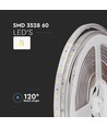 5m 4,2W/m stænktæt LED strip - 12V, IP65, 60 LED pr. meter