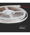 5m 4,2W/m stænktæt LED strip - 12V, IP65, 60 LED pr. meter