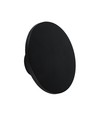 12W LED loftlampe / væglampe med indirekte lys - Sort, IP65, 3000K, Ø16cm, rund, udendørs / indendørs