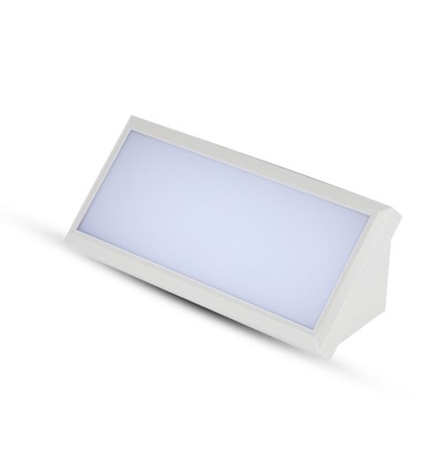 12W LED - Landskab Udendørs, Soft Lys, Medium, 3000K, Hvidt Hus