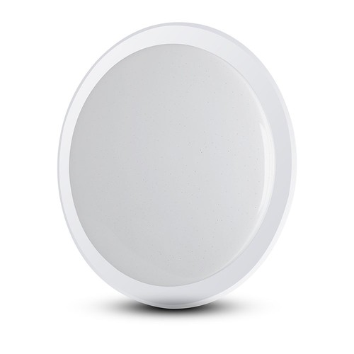 24W loftlampe - LED, kompatibel med Amazon Alexa Google Home, RGB+WW+CW, stjerne dæksel