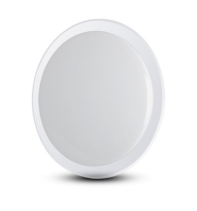 24W loftlampe - LED, kompatibel med Amazon Alexa Google Home, RGB+WW+CW, stjerne dæksel