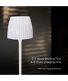2,7W LED Bordlampe - Touch, Dæmpbar, 3i1, Hvid
