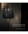 2,7W LED bordlampe - Touch, dæmpbar, 3i1, sort