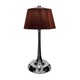 1,5W LED Bordlampe - Touch Dæmpbar, 3i1, Krom, Brun