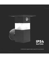 3W LED Solar Væglampe - PIR Sensor, IP54