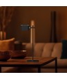 3W LED Bordlampe - Op/Ned, Magnetisk, Touch dæmpbar, 3i1, Sort, Hus