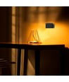 3W LED Bordlampe - Op/Ned, Magnetisk, Touch dæmpbar, 3i1, Sort, Hus