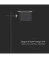 3W LED Bordlampe - Op/Ned, Magnetisk, Touch dæmpbar, 3i1, Sort, Hus