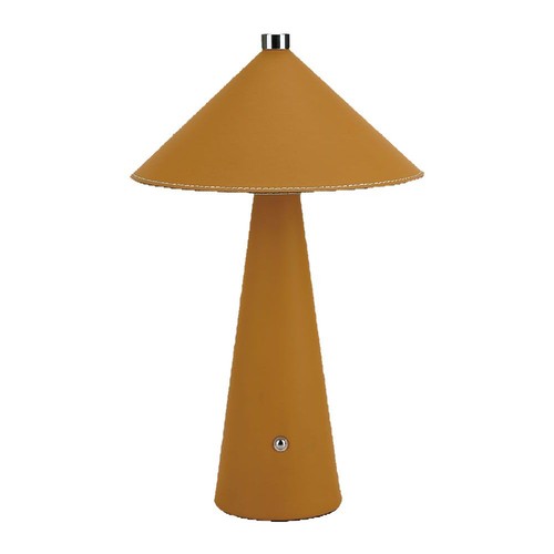 3W bordlampe - LED, genopladelig, berøringsdæmpbar, 3i1, gul, hus