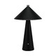 3W Bordlampe - LED Opladbar, Touch dæmpbar, 3i1, sort, hus