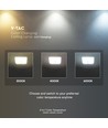 12W LED Dome - Lys med PIR Sensor, Samsung Chip, 3i1, Firekantet, Hvidt Hus