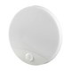 Samsung chip 15W LED væglys - PIR sensor, 3i1, rund, hvid hus