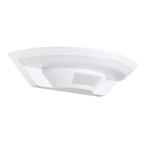 10W væglampe - LED, PIR sensor, Samsung chip, 4000K, hvid hus