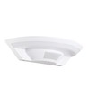 10W væglampe - LED, PIR sensor, Samsung chip, 4000K, hvid hus