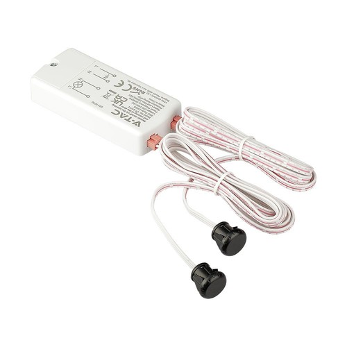 Infrarød Dørsensor - Hvid Kabinet, 230V, max 200W