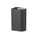 2-vejs væglampe GU10 - rund, sort, aluminium, IP44