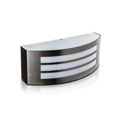 E27 Væglampe - Med rustfrit stål, PC, IP44