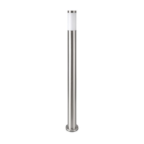 110 cm Pullertlampe, E27 - rustfrit stål hus, satin nikkel, IP44
