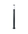Pullertlampe med PIR-sensor E27 - Rustfrit Stål Hus (110 cm), Grå, IP44