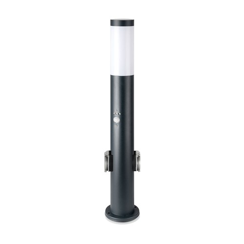 Pullertlampe - Rustfrit Stål Hus (60 cm) IP44 Grå