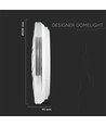 LED Loftslampe - 30W/60W/30W, Designer, Fjernbetjening, CCT Skift, Dæmpbar, BølgeDæksel