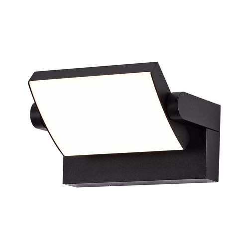 ''17W Væglampe - LED, 3000K, Sort, IP65''