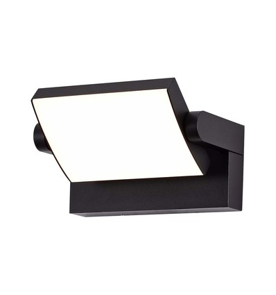 VT-792 LED Væglampe 17W - 4000K, sort hus, IP65